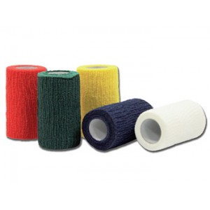 BANDE ELASTIQUE COHÉSIVE - 4 m x 6 cm - Colorées
