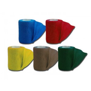 BANDE ELASTIQUE COHESIVE TNT - 4.5 m x 7.5 cm - 5 couleurs