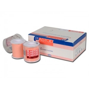 ROULEAU  DE  SPARADRAP - tissu skintone - 5 m  x  5 cm