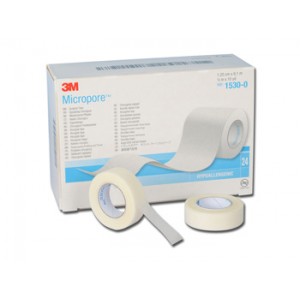 3M  MICROPORE™ 3M - h 12,5 mm  x  9.14 m