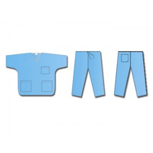 ENSEMBLE  NON  TISSE CASAQUE + PANTALON - S