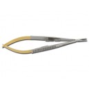PORTE-AIGUILLE MICRO DE CASTROVIEJO droit - pointe lisse