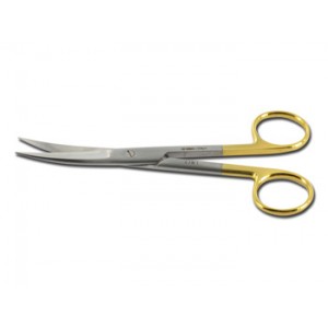 CISEAUX COURBES  À  BOUTS  POINTUS - POINTUS  - 14,5 cm