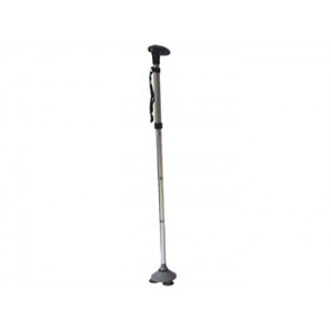 TRUSTY  CANE  avec  lumière  LED  -  argent