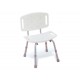 CHAISE DE DOUCHE - avec dossier