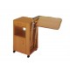 TABLE DE CHEVET EN BOIS plateau hauteur reglable pour 27672/3