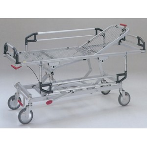 CHARIOT   BRANCARD  À   HAUTEUR    AJUSTABLE   avec  TR  et  RTR