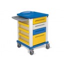 CHARIOT DE SOINS - petit - bleu