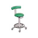TABOURET avec anneau - vert