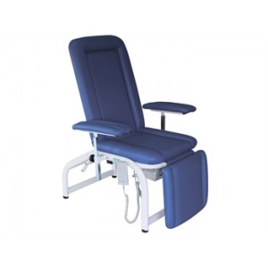 FAUTEUIL  DE  PRÉLÈVEMENT  -  electrique  -  bleu
