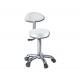 TABOURET avec dossier - blanc