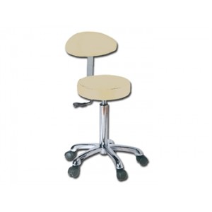 TABOURET  avec  dossier  -  beige