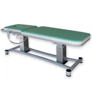 DIVAN D'EXAMEN HAUTEUR RÉGLABLE  LORD avec  TR/RTR  -  vert eau