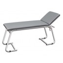 LIT D'EXAMEN - peint en blanc, matelas gris