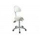  TABOURET ERGO B avec dossier - blanc