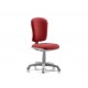 CHAISE VARESE sans accoudoirs - tissu - rouge