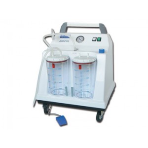 ASPIRATEUR  TOBI HOSPITAL  2x4l + interrupteur au pied - 230V
