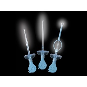 Jeu de curettes lumineuses