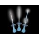 Jeu de curettes lumineuses