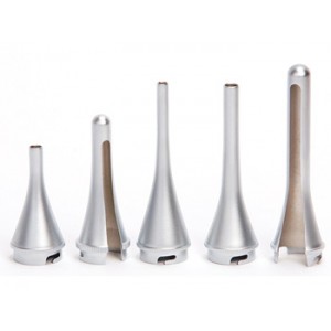 KIT DE 3 CANULES EN MÉTAL RÉUTILISABLES + 2  SPÉCULUMS  EN MÉTAL