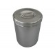 BOÎTE INOX POUR PANSEMENT 0,5l AVEC COUVERCLE - diam. 127x162 mm