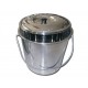 SEAU INOX AVEC COUVERCLE 15 l