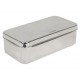 BOÎTE EN ACIER INOXYDABLE - 20x10x6 cm