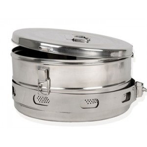 TAMBOUR INOX 340x180 mm