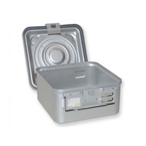 RÉCIPIENT ÉTANCHE AVEC VALVE petit h 150 mm - gris