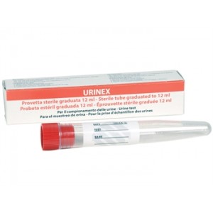 TUBE  DE  TEST  POUR  URINE 12 ml avec boite - sterile