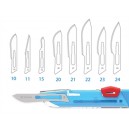 BISTOURIS DE SÉCURITÉ AVEC ÉCRAN PROTECTIF N°24 - stériles