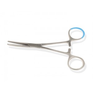 PINCE   DE  PÉAN  STÉRILE - courbe - 14 cm