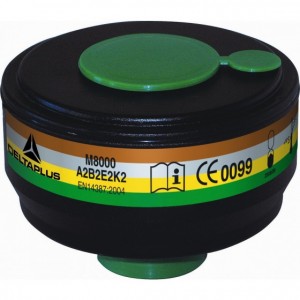 Boite de 4 cartouches filtrantes pour masque Delta Plus
