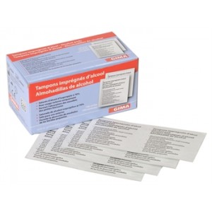 TAMPONS À L’ALCOOL ALCOMED - boîte de 100