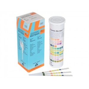 BANDELETTES URINAIRES ANALYTICON COMBI SCREEN SYS  11 paramètres (pour tests visuels et analyseurs)