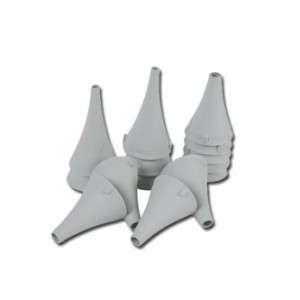 SPECULUMS AURICULAIRES JETABLES  Riester  Ø 4 mm  gris