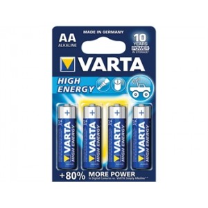 VARTA HIGH ENERGY  PILES ALCALINE  AA (stilo)