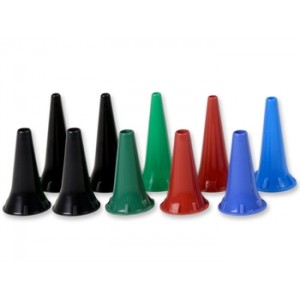 MINI SPECULUM AURICULAIRE JETABLE (différents coloris et diamètres)