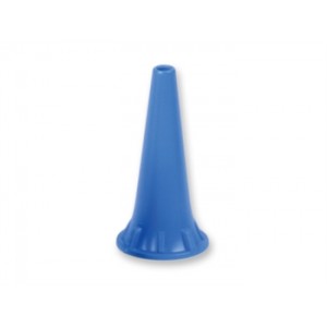 MINI SPECULUM AURICULAIRE JETABLE Ø 2,5 mm  bleu