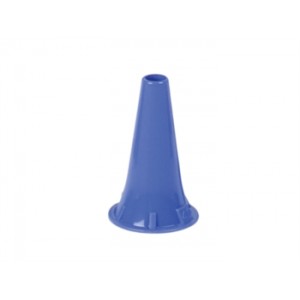 MINI SPECULUM AURICULAIRE JETABLE Ø 4 mm  bleu