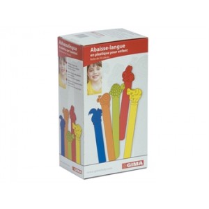 ABAISSE LANGUE COLOREE EN PLASTIQUE