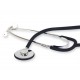 STÉTHOSCOPE WAN TÊTE SIMPLE - adulte - noir