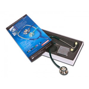 STETHOSCOPE CLASSIC A TÊTE DOUBLE  lire vert foncé