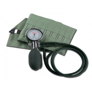 TENSIOMETRE MINOR 2   2 tubes  brassard en coton vert